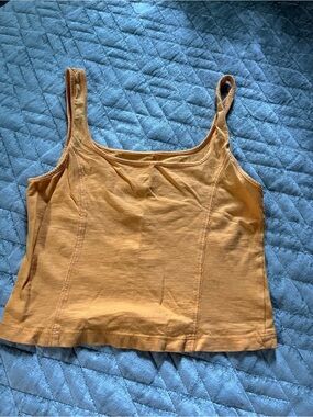 aerie Women’s Tank Top in Mustard Yellow